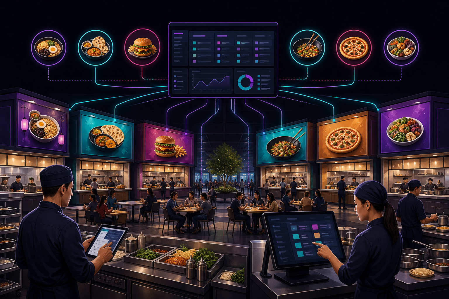 Food Court Operations: One POS, Many Kitchens